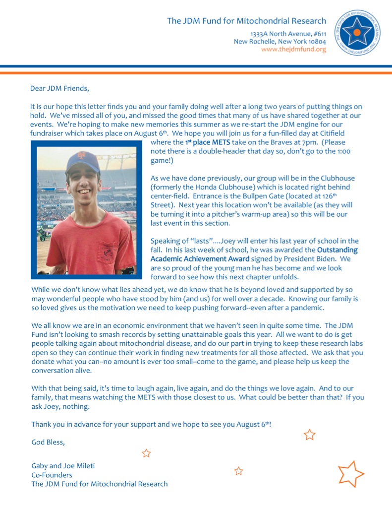 Letter 2022